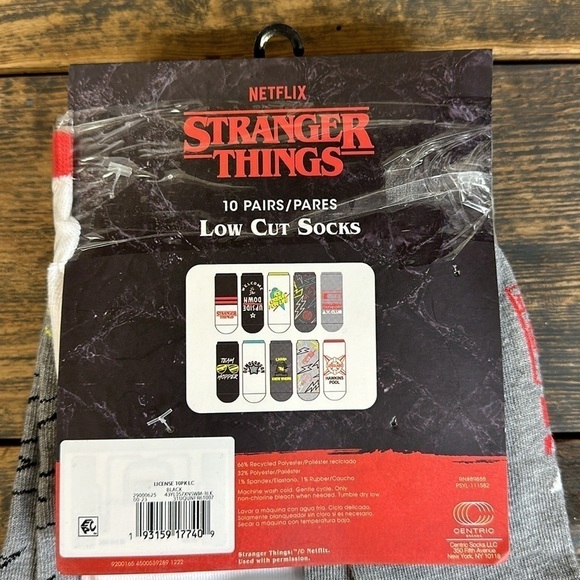 Netflix stranger things low cut socks 10 pair new 4-10 - Picture 4 of 4